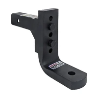Mister Hitches 4000kg Extra Heavy Duty Adjustable Ball Mount 12 Stage - Short Shank - MHABM-5XHDS