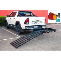 Large Mobility Scooter Wheelchair Carrier Atv Ramp Trailer with LED Light kit