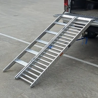 Aluminium Step Motorcycle Ramp 185cm 748KG Combined Capacity