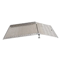 Ramptec Aluminium adjustable hinged threshold drive over ramp 120cm x 76cm