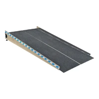 Ramptec 1900mm x 1000mm Aluminium Access/Garage Ramp anti slip surface - Adjustable from 163mm up to 190mm