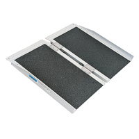 Ramptec 2 Foot Aluminium Wheelchair / Scooter Ramp Portable Folding For Mobility Aids