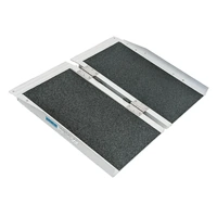 Ramptec 2 Foot Aluminium Wheelchair / Scooter Ramp Portable Folding For Mobility Aids