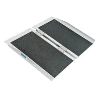 Ramptec 3 Foot Aluminium Wheelchair / Scooter Ramp Portable with Grit Tape
