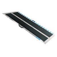 Ramptec 8 Foot Heavy Duty Aluminium Wheelchair / Scooter Ramp Portable with Grit Tape